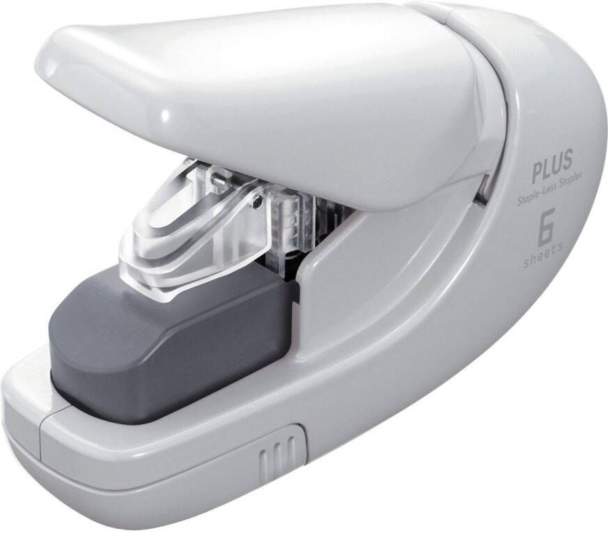 PLUS Nietmachine nieten zonder nietjes wit
