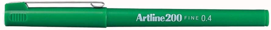 Artline Fineliner 200 rond 0.4mm groen