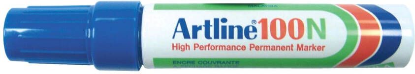 Artline Viltstift 100 schuin 7.5-12mm blauw