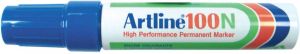 Artline Viltstift 100 schuin 7.5-12mm blauw