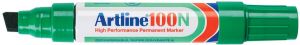 Artline Viltstift 100 schuin 7.5-12mm groen