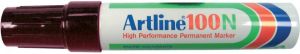 Artline Viltstift 100 schuin 7.5-12mm zwart