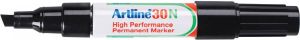 Artline Viltstift 30 schuin 2-5mm zwart