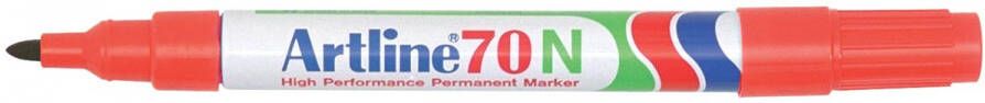 Artline Permanent marker 70N rood