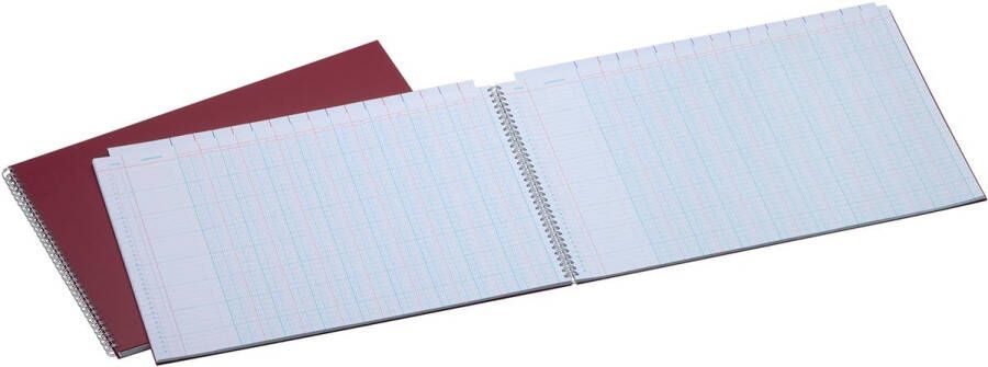 Atlanta Tabellarisch register Djois 294x452mm 2x16kolommen 108blz rood