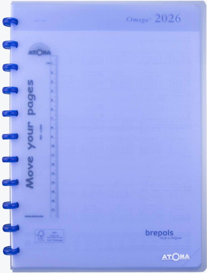 Atoma agenda ft A4 wit papier 128 pagina&apos;s 1 week op 2 pagina&apos;s 2026 - Foto 2