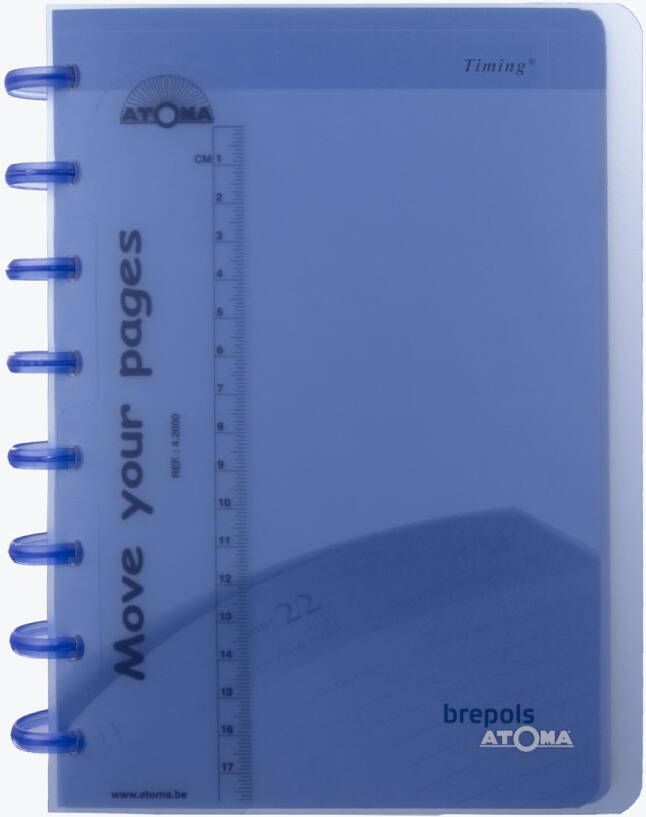 Atoma agenda ft A5 crèmekleurig papier 144 pagina&apos;s 1 week op 2 pagina&apos;s 2026 - Foto 2