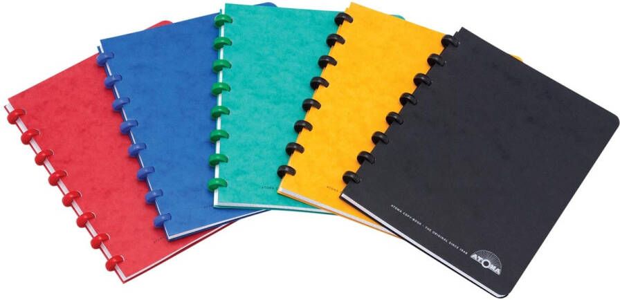 Atoma Classic schrift ft A5 100 bladzijden gelijnd geassorteerde kleuren