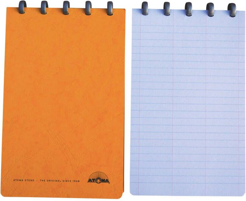 Atoma Classic stenoboekje ft 130 x 210 mm 120 bladzijden geassorteerde kleuren