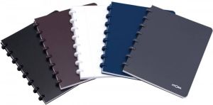 Atoma schrift ft A4 144 bladzijden PP gelijnd geassorteerde kleuren