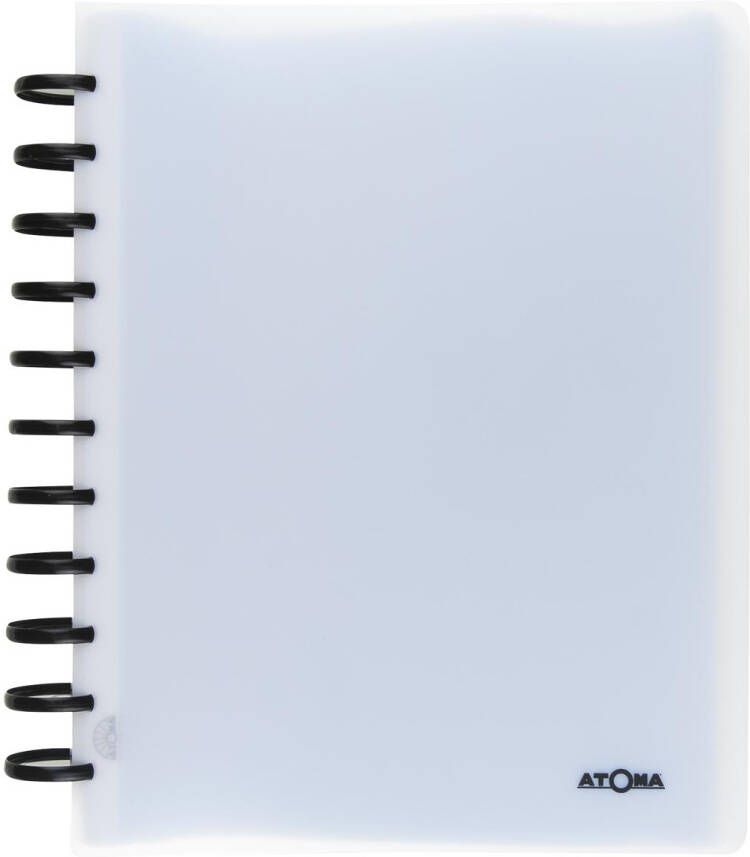 Atoma showalbum voor ft A4 uit PP met 100 tassen geassorteerde kleuren