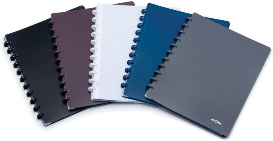 Atoma showalbum voor ft A4 uit PP met 60 tassen geassorteerde kleuren