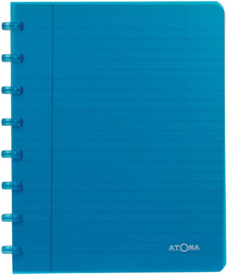 Atoma Trendy schrift ft A5 144 bladzijden PP gelijnd geassorteerde kleuren
