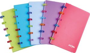 Atoma Tutti Frutti notitieboekje ft A6 120 bladzijden geassorteerde kleuren