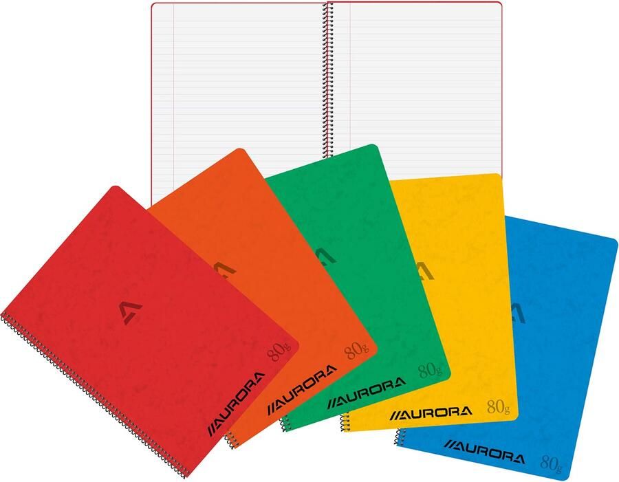 Aurora Writing 80 spiraalschrift ft 29 5 x 21 cm 120 bladzijden gelijnd