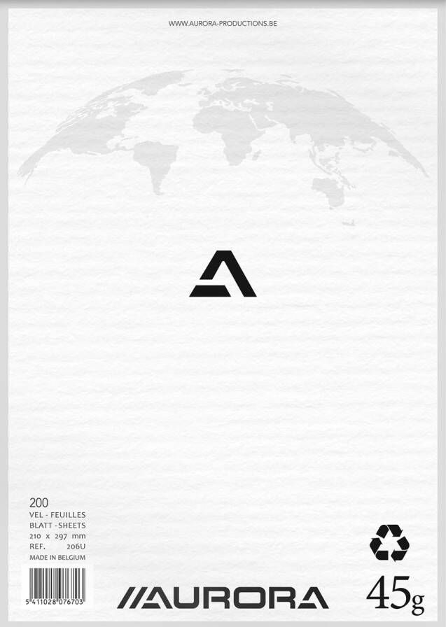 Aurora Kladblok ft A4 effen - Foto 2