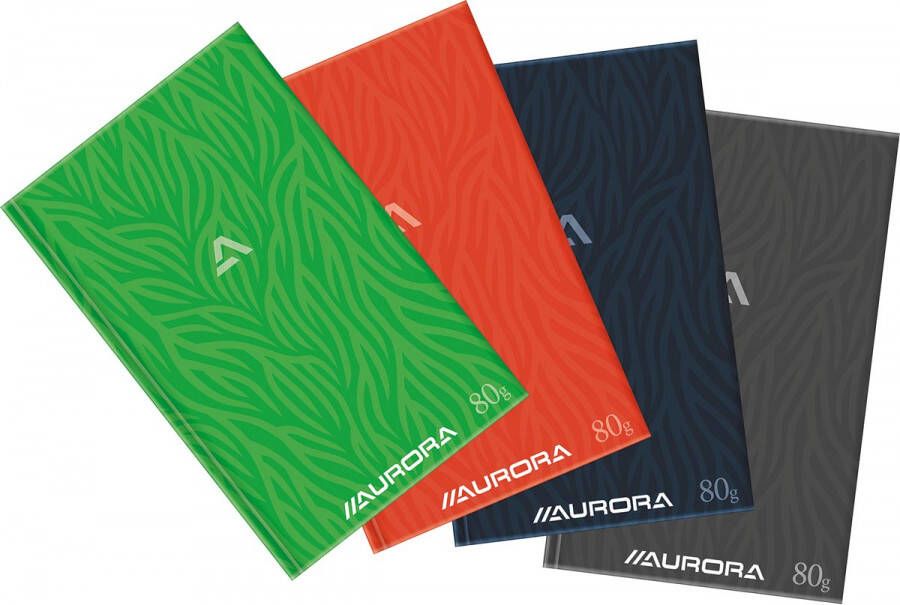 Aurora Magazijnboek ft 21 5x33 5 cm 2 hand = 192 blz geruit 5 mm