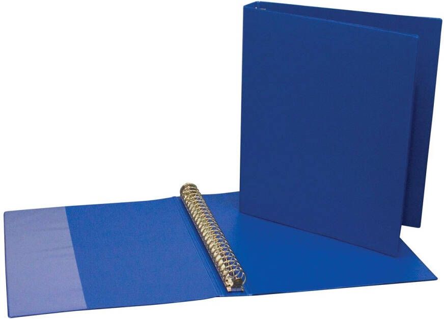 Aurora Ringmap voor ft A4 23 ringen van 24 mm uit PVC blauw