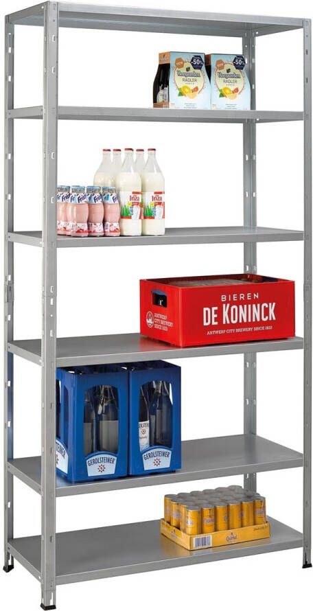 Avasco rek Clicker 100 ft 193 x 100 x 40 cm 6 legborden gegalvaniseerd