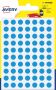Avery PSA08B ronde markeringsetiketten diameter 8 mm blister van 490 stuks lichtblauw - Thumbnail 1