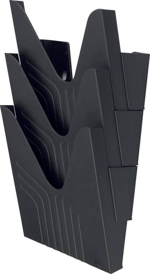 Avery Folderhouder nr144 wand folio hoog 3vaks zwart 3 stuks