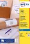 AVERY Mini etiketten 38 1 x 21 2 mm wit Inkjetprinter permanent klevend J8651-100 - Thumbnail 2