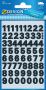 Avery Zweckform Avery Etiketten cijfers en letters 0-9 2 blad zwart waterbestendige folie - Thumbnail 1