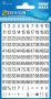 Avery Zweckform Avery Etiketten cijfers en letters 1-100 2 blad zwart op wit - Thumbnail 2