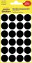 Avery Zweckform Avery Ronde etiketten diameter 18 mm zwart 96 stuks - Thumbnail 1
