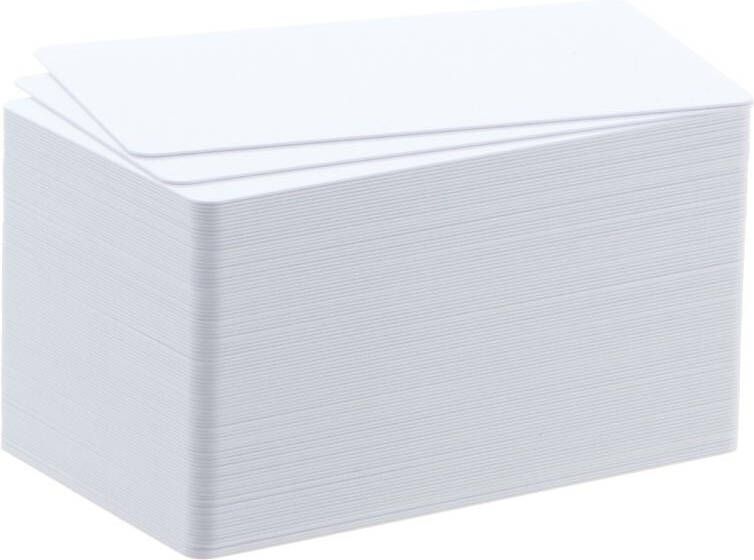 Badgy 100 blanco dunne kaarten van 0 5 mm voor 100 of 200