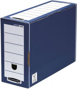 Bankers Box premium transfer archiefdoos ft 12 7 x 25 4 x 35 9 cm blauw