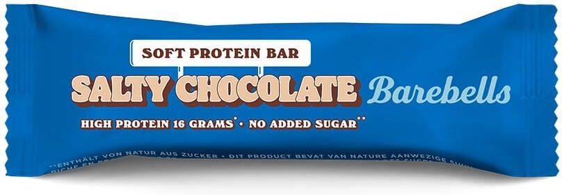 Barebells reep Soft Salty Chocolate 55 g pak van 12 stuks