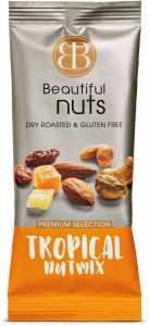 Beautiful Nuts noten zakje van 50 g Tropical Mix