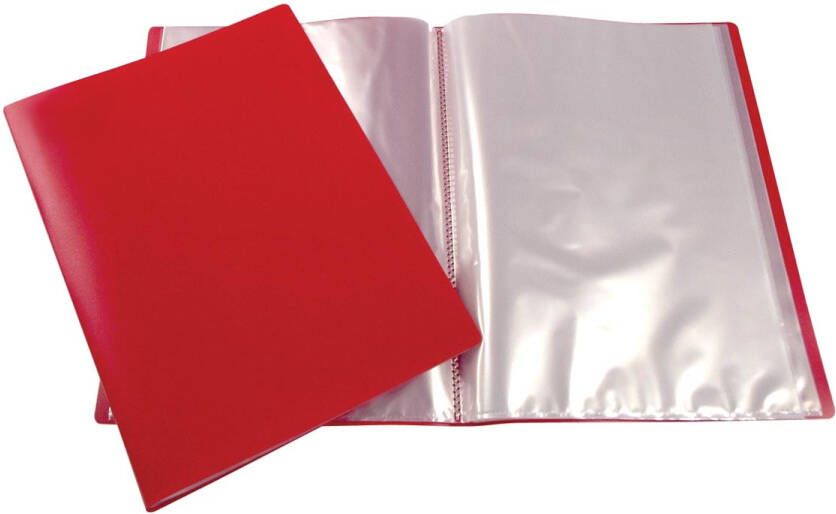 Beautone Showalbum A4 30 tassen rood