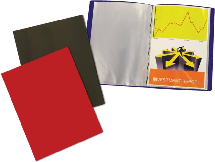 Beautone showalbum A4 40 tassen in geassorteerde kleuren