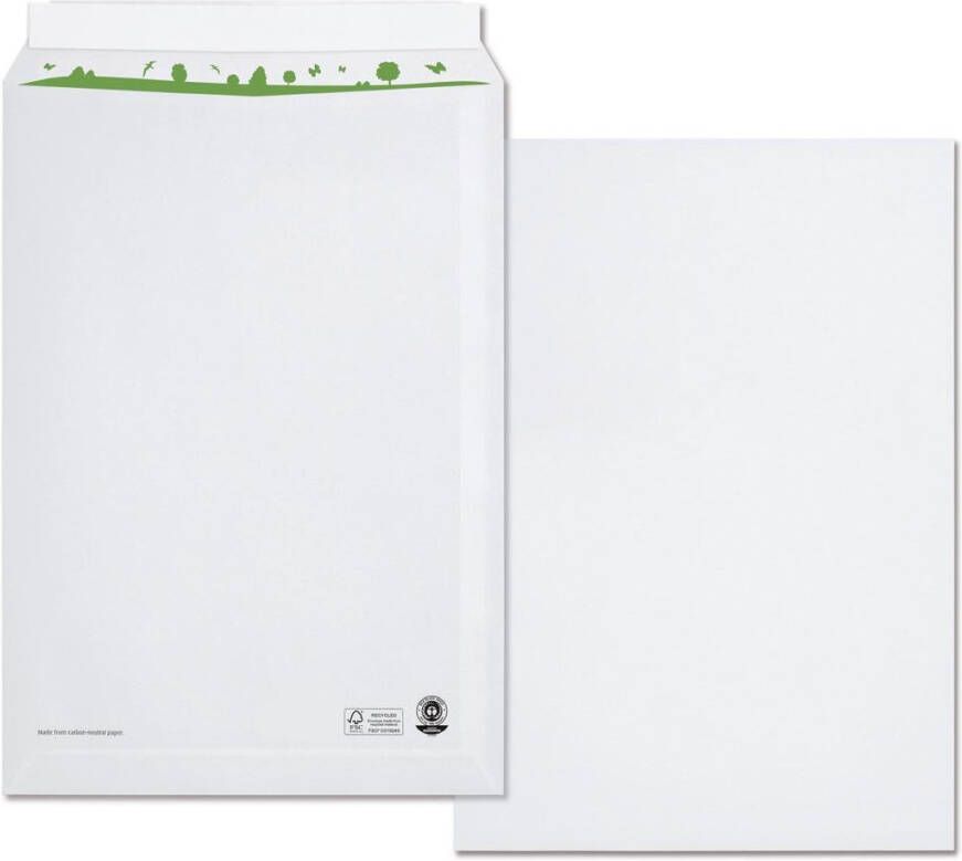 beECO Bong akte-enveloppen ft 229 x 324 mm (C4) zonder venster doos van 250 stuks