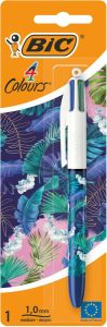 Bic 4 Colours Decors balpen Botanical Universe medium op blister