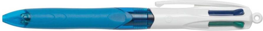 Bic 4 Colours Grip 4-kleurenbalpen medium klassieke inktkleuren lichaam blauw