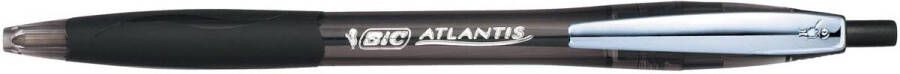 Bic balpen Atlantis Soft 1 mm zwart