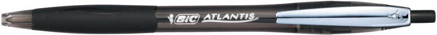 Bic balpen Atlantis Soft 1 mm zwart