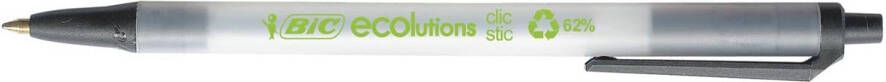 Bic balpen ECOlutions Clic Stic zwart