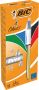 Bic Colours Shine 4-kleurenbalpen medium klassieke inktkleuren lichaam goud - Thumbnail 1