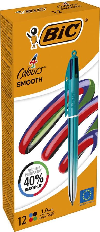 Bic Colours Smooth Gradiant 4-kleurenbalpen medium groen