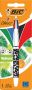 Bic Colours Velours 4-kleurenbalpen medium klassieke inktkleuren verschillende motieven op blister - Thumbnail 1