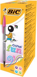 Bic Cristal balpen fashion kleuren doos met 20 stuks