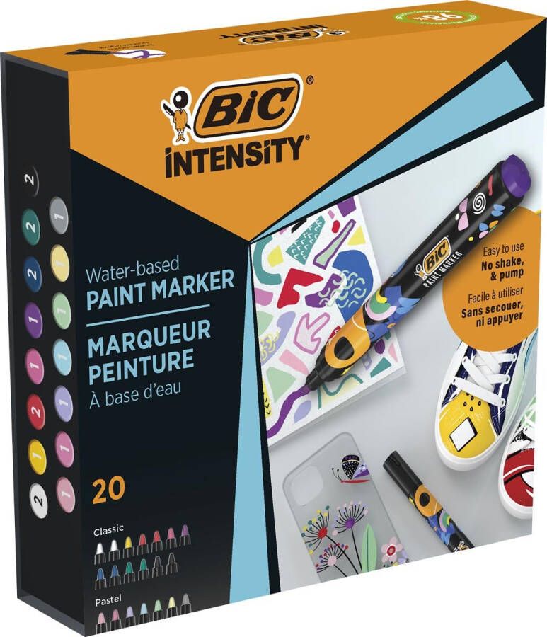 Bic Intensity paintmarker set van 20 stuks