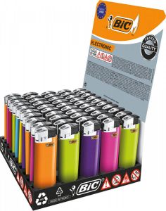 Bic J38 ELectronic aansteker standaard tray x50