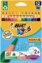 Bic Kids Bic kleurpotlood Ecolutions Evolution Triangle 12 potloden in een kartonnen etui - Thumbnail 1