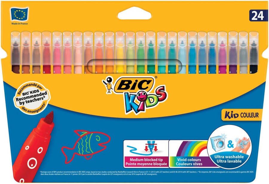 Bic Kids Bic viltstift Kid Couleur 24 stiften
