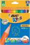 Kleurpotlood Bic kids ecolutions evolution 18 potloden in kartonnen doos - Thumbnail 1